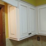 Drake Remodeling cabinet refacing Milford NJ upper corner