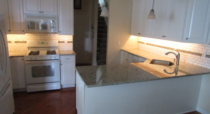 Flemington Solid White cabinet refacing overall view 2